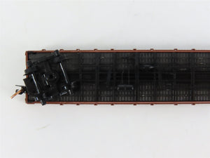 N Scale Micro-Trains MTL 44060 ATSF Santa Fe 50' Straight Side Flat Car #90822