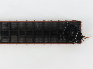 N Scale Micro-Trains MTL 44060 ATSF Santa Fe 50' Straight Side Flat Car #90822