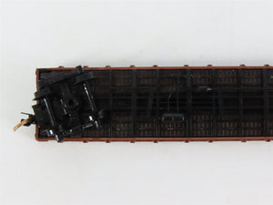 N Scale Micro-Trains MTL 44090 Chicago, Burlington & Quincy 50' Flat Car RTR