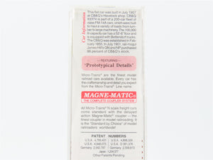 N Scale Micro-Trains MTL 44090 Chicago, Burlington & Quincy 50' Flat Car RTR