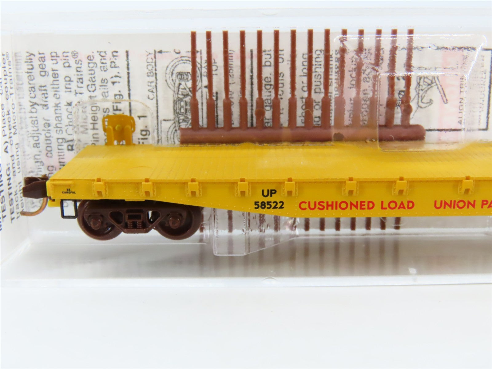N Scale Micro-Trains MTL 45070 UP Union Pacific 50' Flat Car #58522