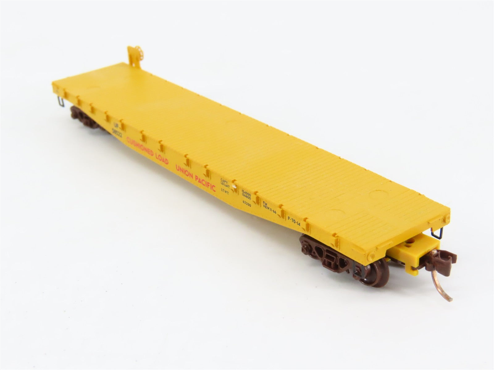 N Scale Micro-Trains MTL 45070 UP Union Pacific 50' Flat Car #58522