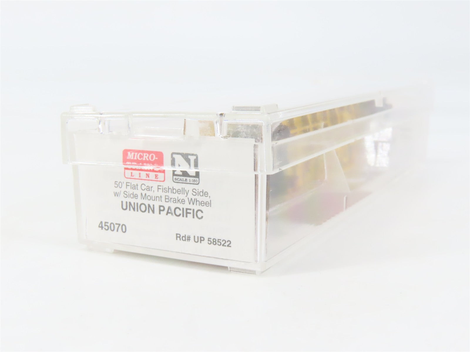 N Scale Micro-Trains MTL 45070 UP Union Pacific 50' Flat Car #58522