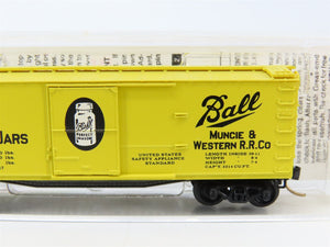 N Scale Micro-Trains MTL 42030 MWR Muncie & Western 40' Box Car 1024 RTR