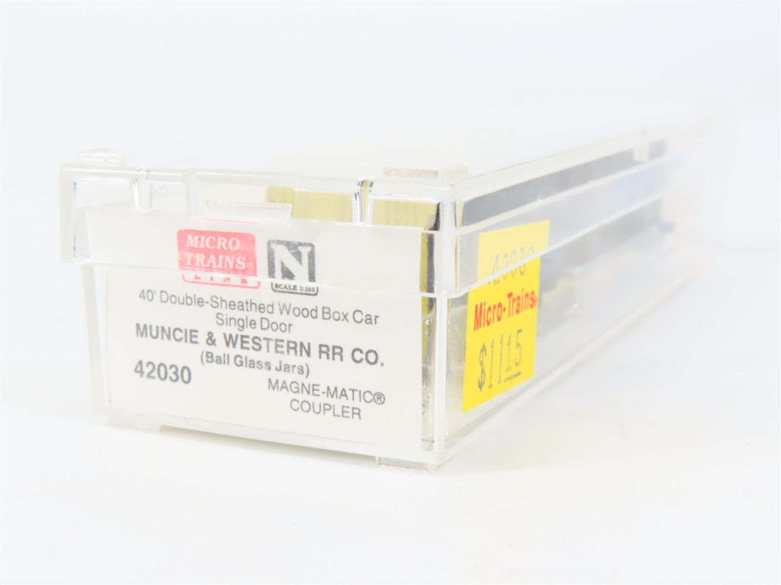 N Scale Micro-Trains MTL 42030 MWR Muncie & Western 40' Box Car 1024 RTR