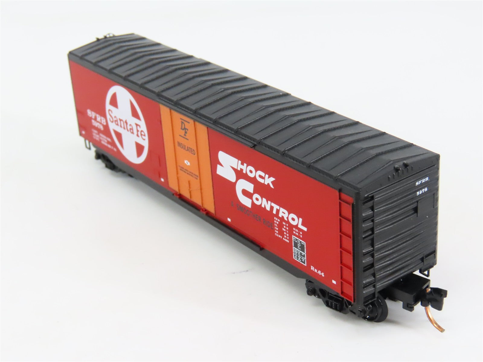 N Scale Micro-Trains MTL 47240 SFRB Santa Fe 40' Double-Sheathed Wood Reefer RTR