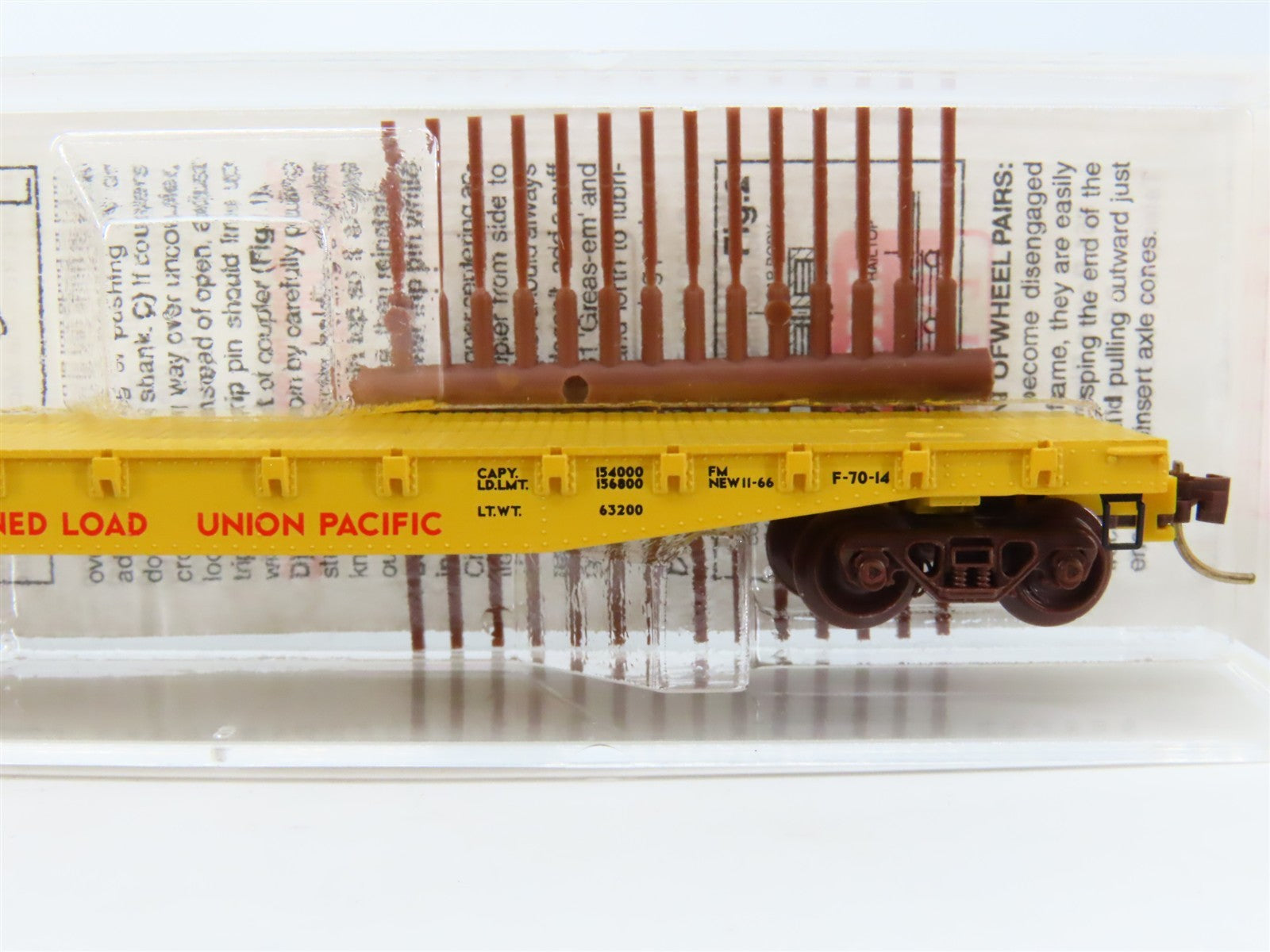 N Scale Micro-Trains MTL 45070 UP Union Pacific 50' Flat Car #58527