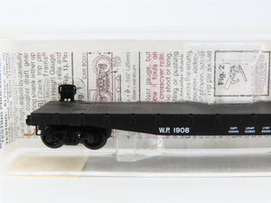N Scale Micro-Trains MTL 45230 WP Western Pacific 50' Flat Car 1908 RTR