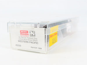 N Scale Micro-Trains MTL 45230 WP Western Pacific 50' Flat Car 1908 RTR