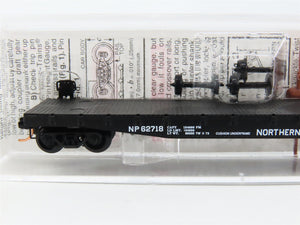 N Scale Micro-Trains MTL 45250 NP Northern Pacific 50' Flat Car 62718 RTR