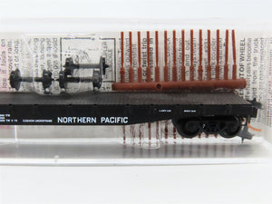 N Scale Micro-Trains MTL 45250 NP Northern Pacific 50' Flat Car 62718 RTR