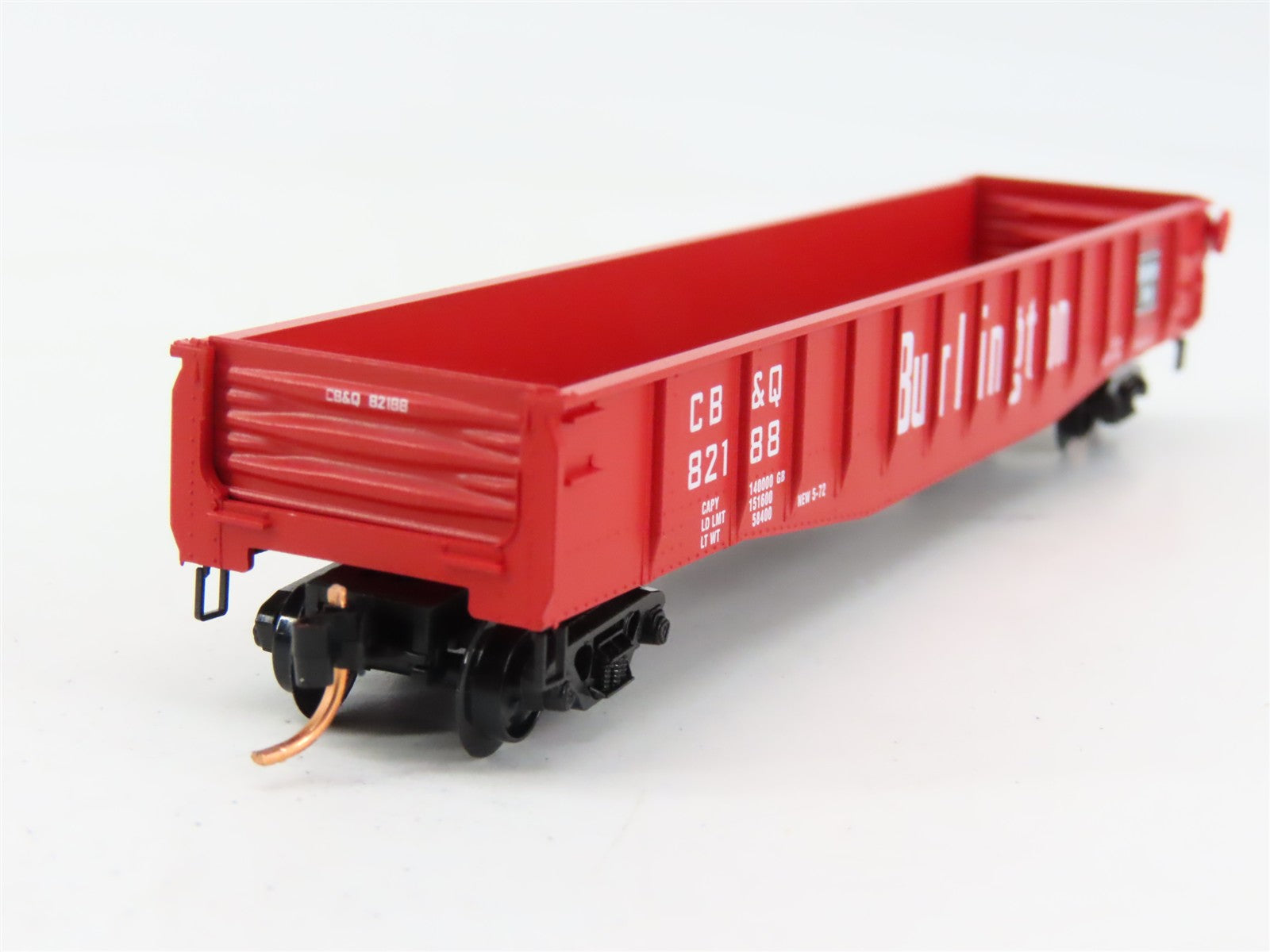 N Scale Micro-Trains MTL 46030 Chicago, Burlington & Quincy 50' Gondola RTR