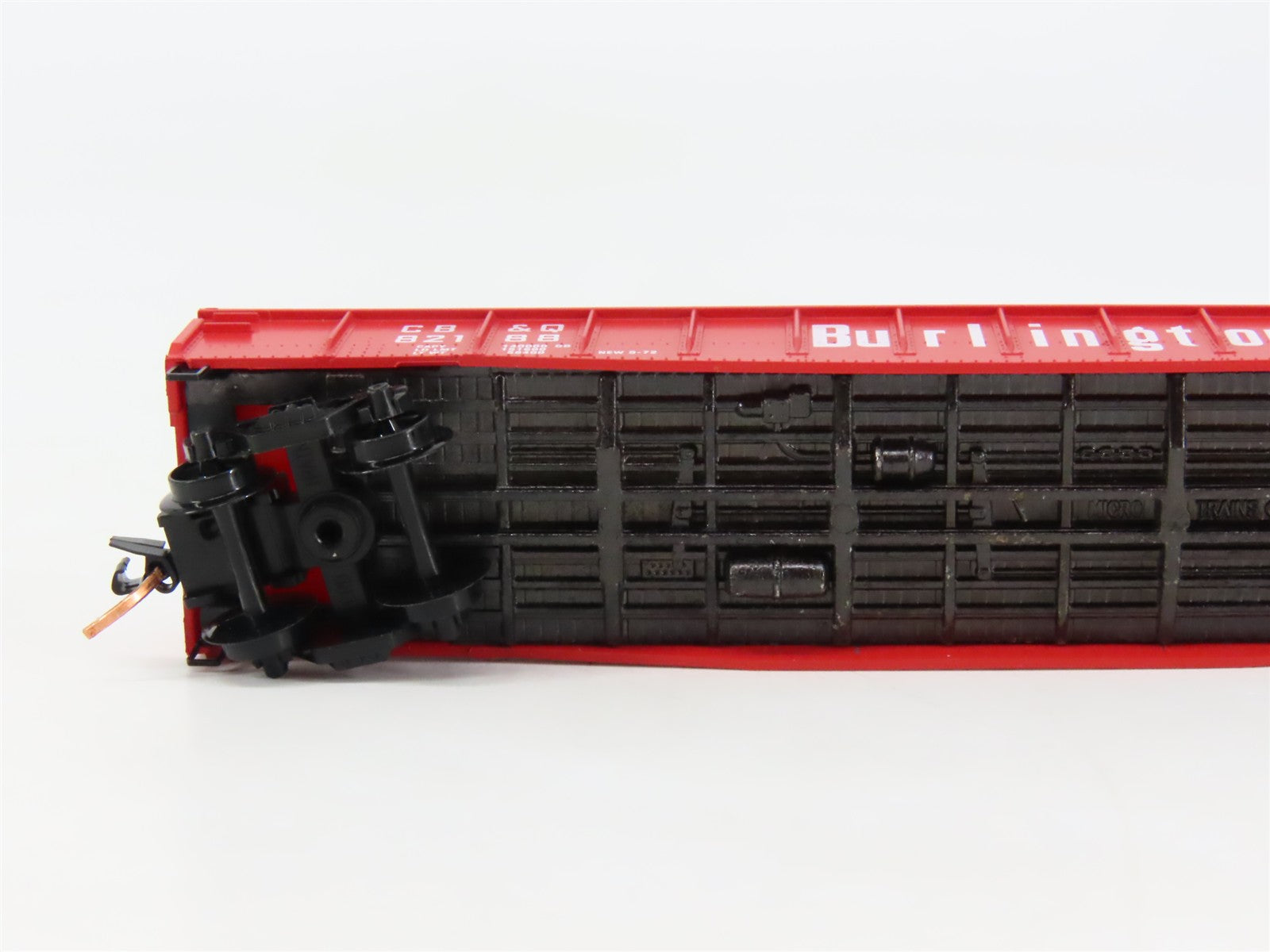 N Scale Micro-Trains MTL 46030 Chicago, Burlington & Quincy 50' Gondola RTR