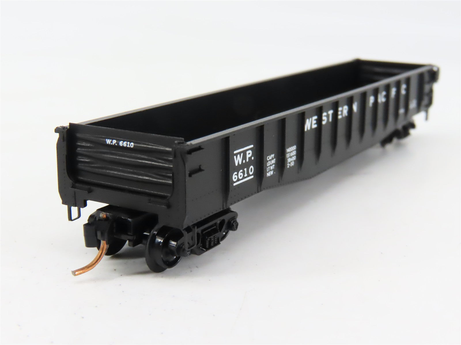 N Scale Micro-Trains MTL 46040 W.P. Western Pacific Gondola 6610 RTR