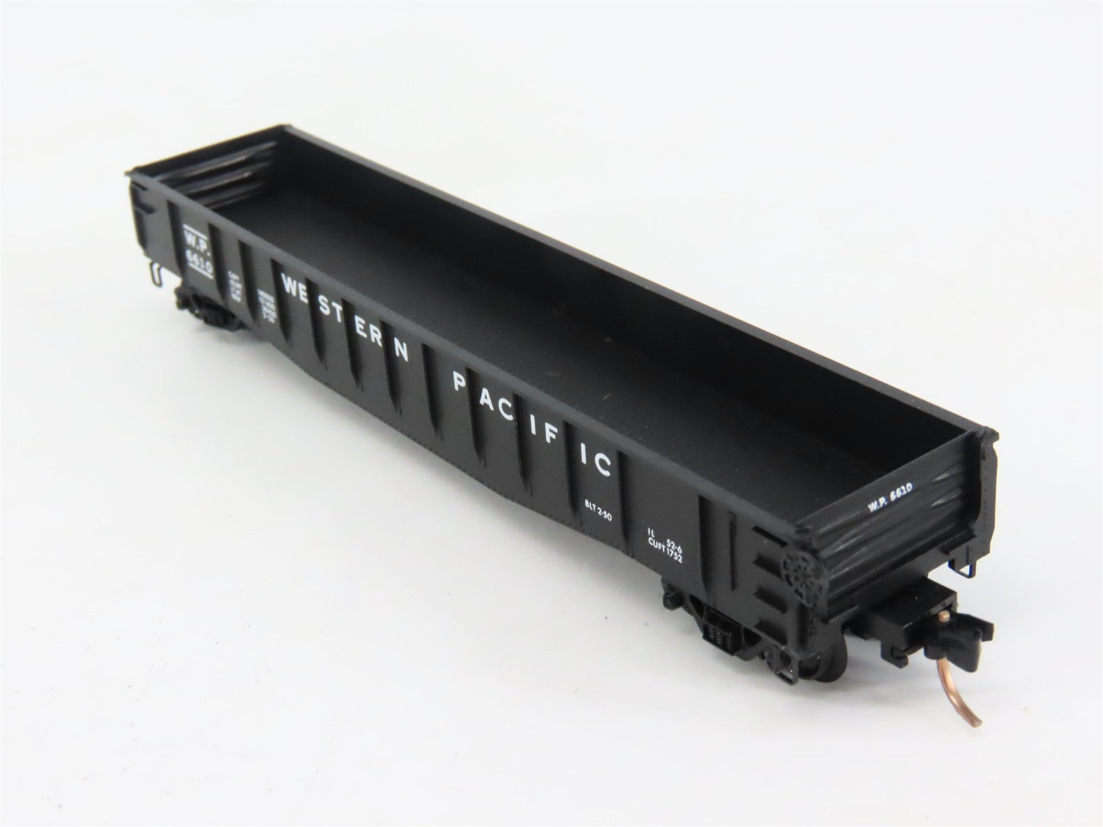 N Scale Micro-Trains MTL 46040 W.P. Western Pacific Gondola 6610 RTR