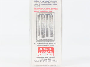 N Scale Micro-Trains MTL 48030 SP Southern Pacific 50' Drop-End Gondola RTR