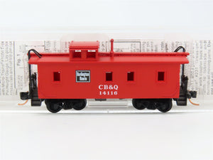 N Scale Micro-Trains MTL 51120 Chicago, Burlington & Quincy 34' Caboose RTR