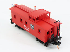 N Scale Micro-Trains MTL 51120 Chicago, Burlington & Quincy 34' Caboose RTR