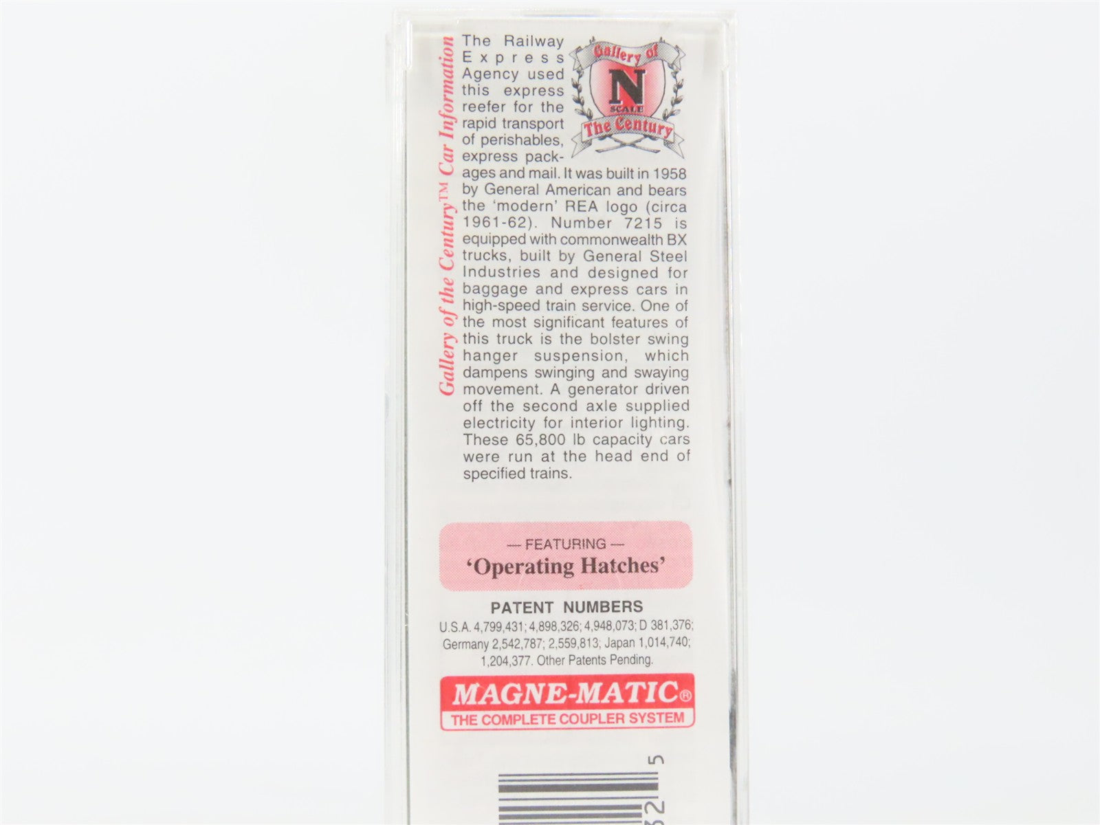 N Scale Micro-Trains MTL 52020 REA Express 52' Riveted Steel Express Reefer RTR