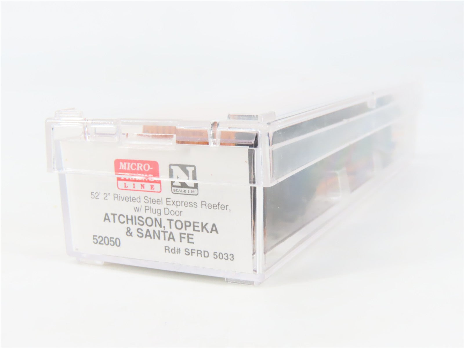 N Scale Micro-Trains MTL 52050 SFRD Santa Fe 52' Express Reefer 5033 RTR