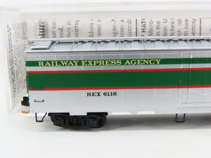 N Scale Micro-Trains MTL 52080 REX Railway Express Agency Reefer 6116 RTR