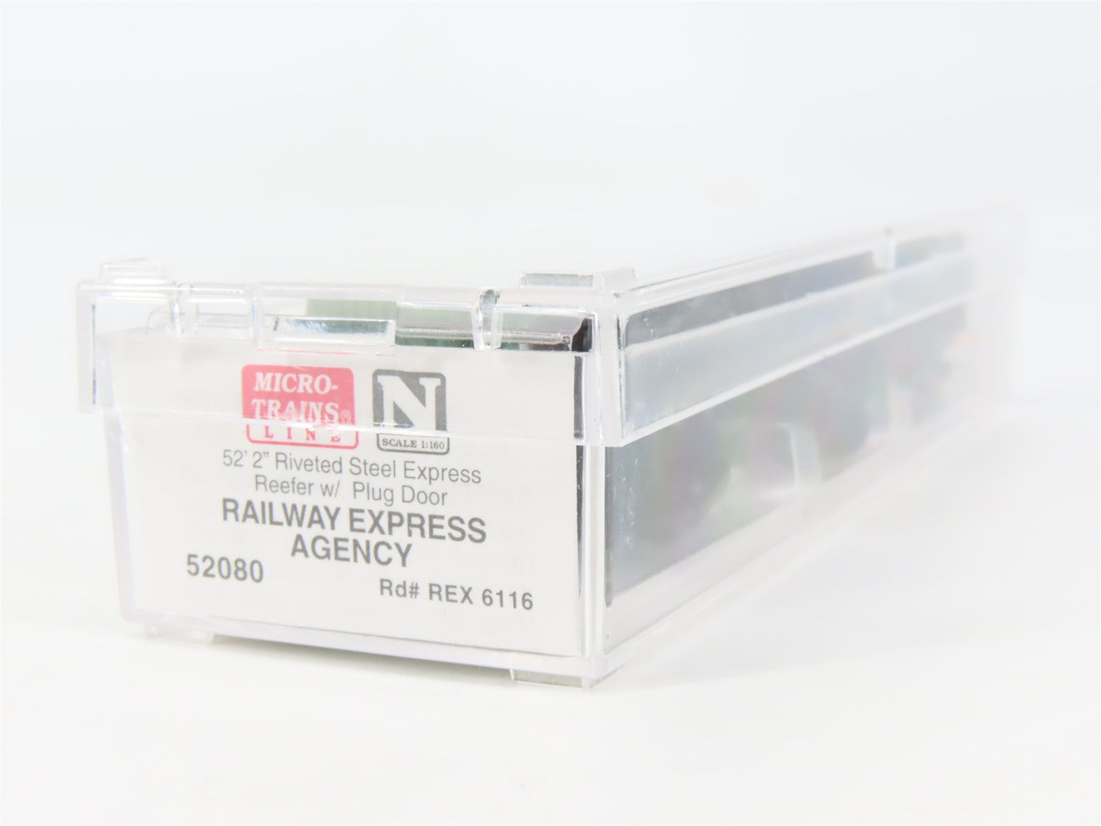 N Scale Micro-Trains MTL 52080 REX Railway Express Agency Reefer 6116 RTR
