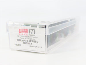 N Scale Micro-Trains MTL 52080 REX Railway Express Agency Reefer 6116 RTR