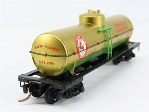 N Scale Micro-Trains MTL 65440 MTL Holiday Tracks Railway 39' Tank Car 1999 RTR