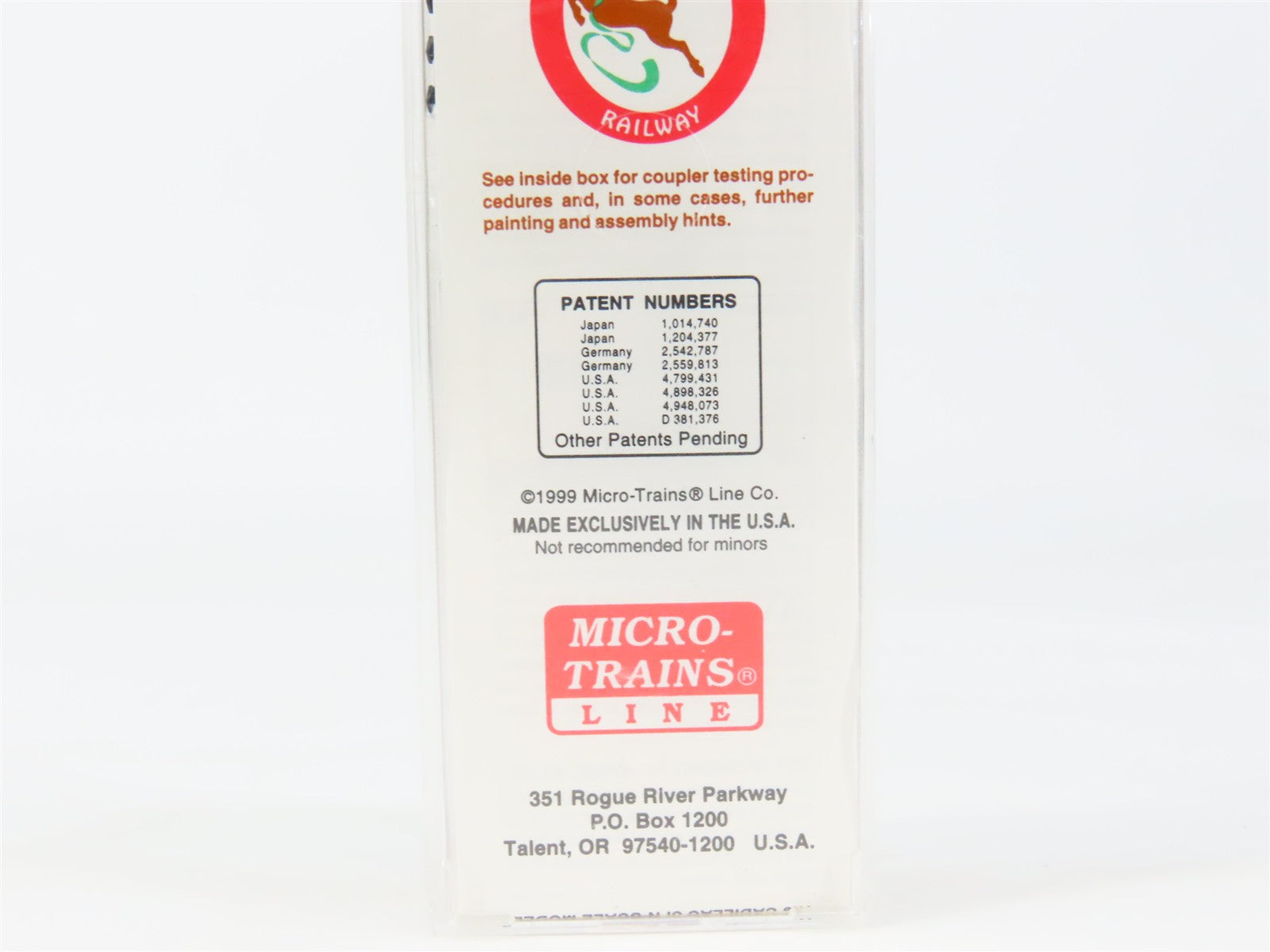 N Scale Micro-Trains MTL 65440 MTL Holiday Tracks Railway 39' Tank Car 1999 RTR