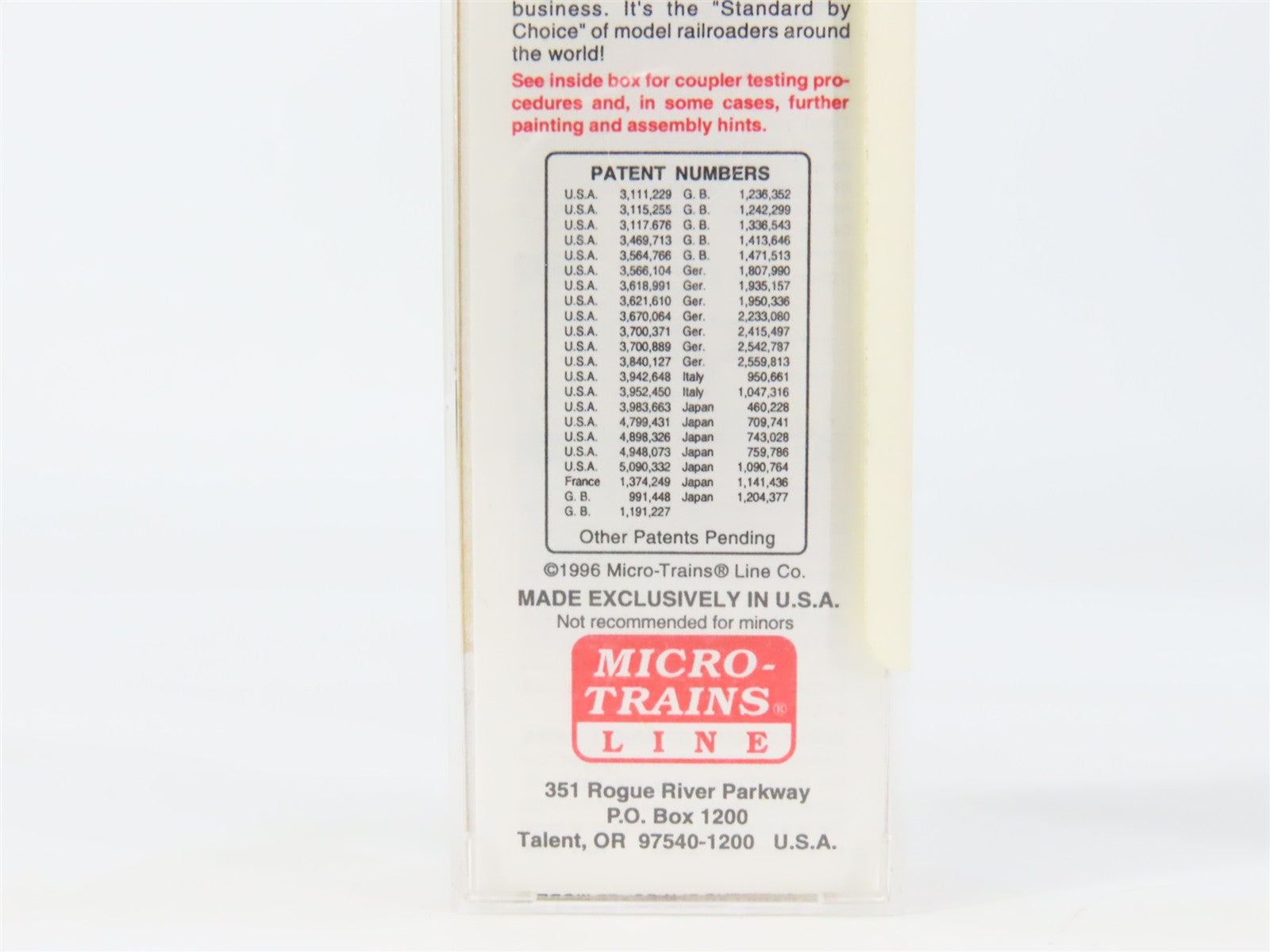 N Scale Micro-Trains MTL 74010 CP Canadian Pacific 40' Plug Door Box Car RTR
