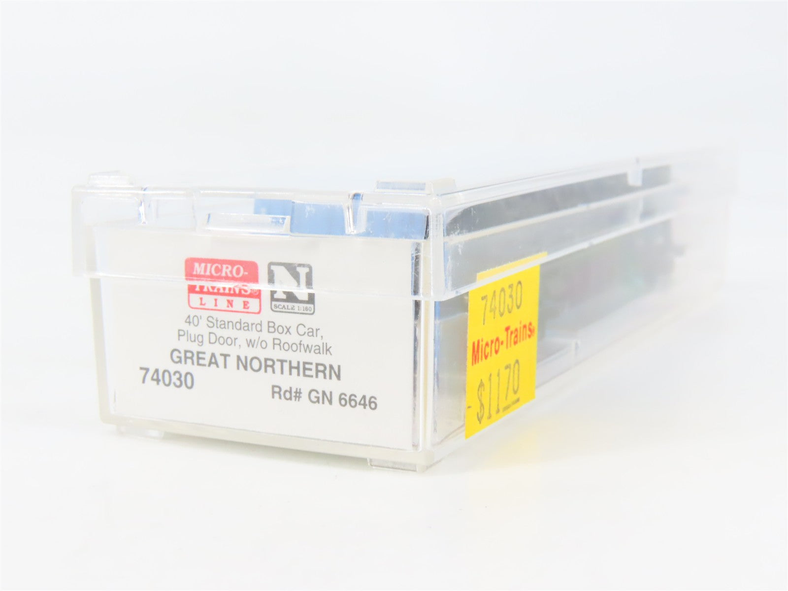 N Scale Micro-Trains MTL 74030 GN Great Northern 40' Box Car 6646 RTR