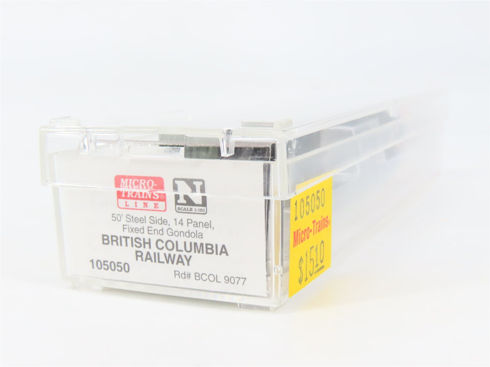 N Scale Micro-Trains MTL 105050 British Columbia Railway 50' Gondola RTR
