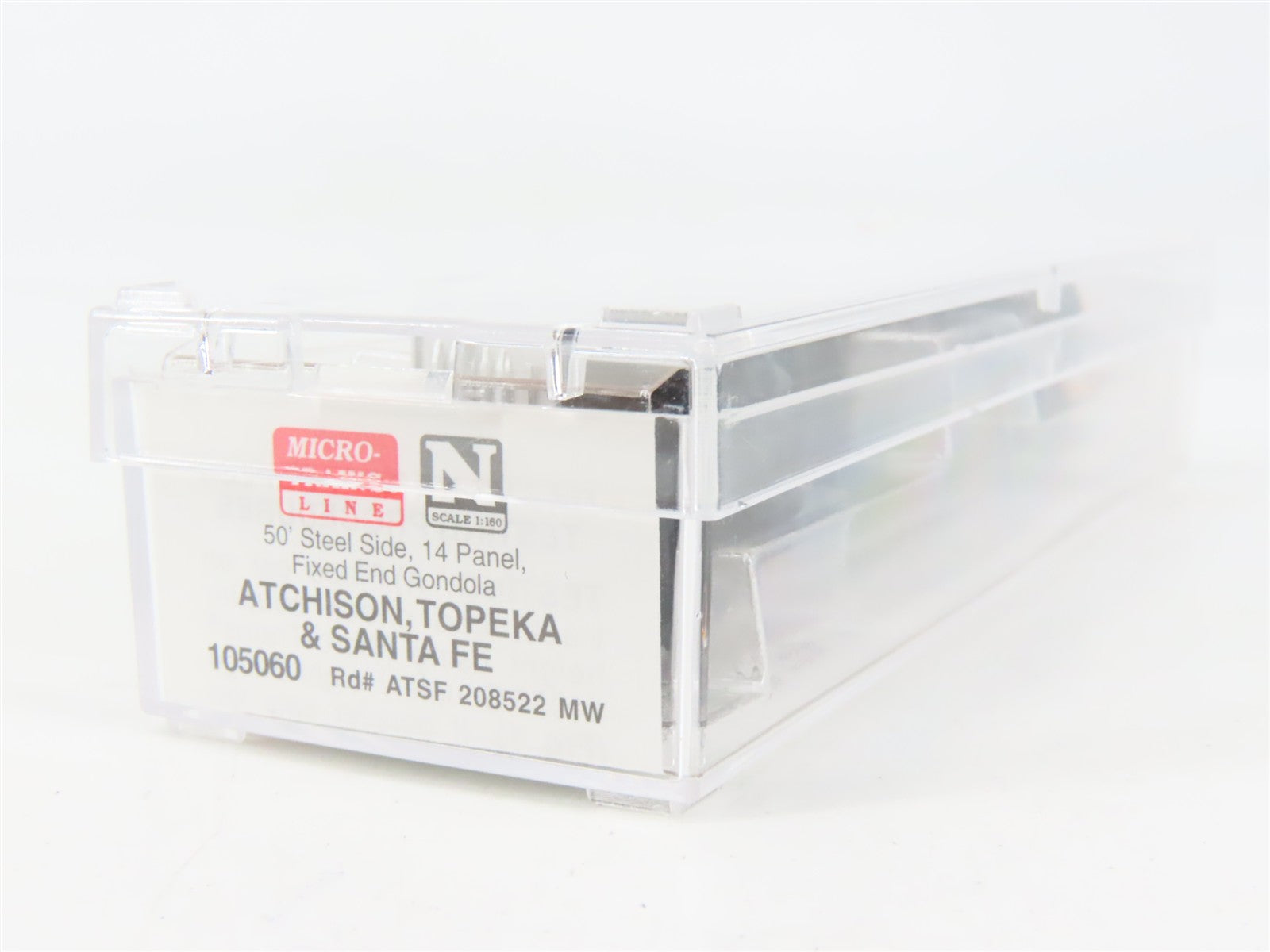 N Scale Micro-Trains MTL 105060 Atchison, Topeka & Santa Fe 50' Gondola RTR