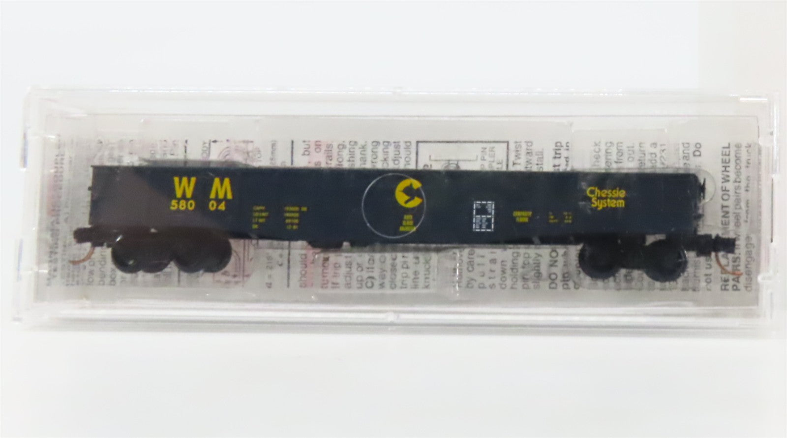 N Scale Micro-Trains MTL 105070 WM Western Maryland 50' Gondola 58004 RTR