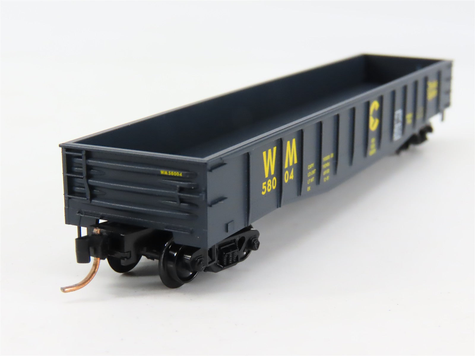 N Scale Micro-Trains MTL 105070 WM Western Maryland 50' Gondola 58004 RTR