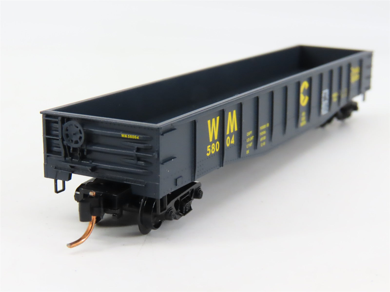 N Scale Micro-Trains MTL 105070 WM Western Maryland 50' Gondola 58004 RTR