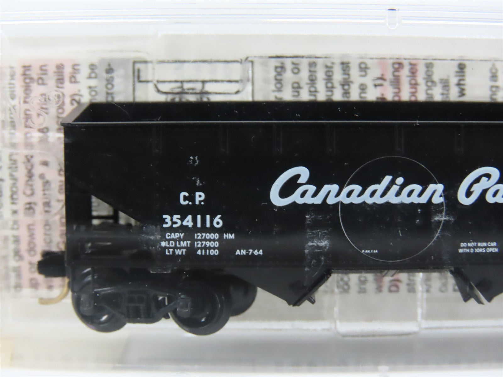 N Scale Micro-Trains MTL 55410 CP Canadian Pacific 33' 2-Bay Hopper 354116 RTR