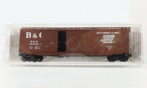 N Scale Micro-Trains MTL 34070 B&O Baltimore & Ohio 50' Box Car 471415 RTR