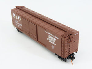 N Scale Micro-Trains MTL 34070 B&O Baltimore & Ohio 50' Box Car 471415 RTR