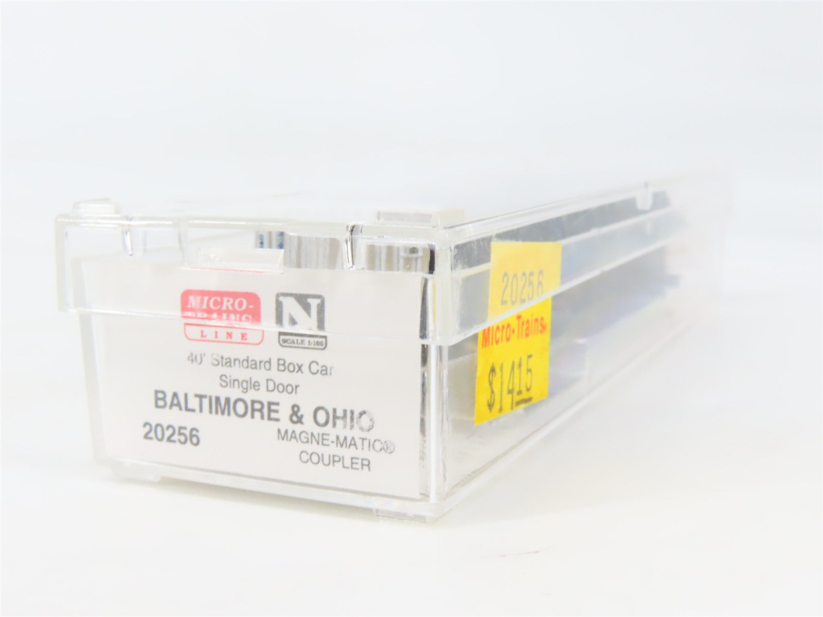 N Scale Micro-Trains MTL 20256 B&O Baltimore & Ohio 40' Box Car 466032 RTR