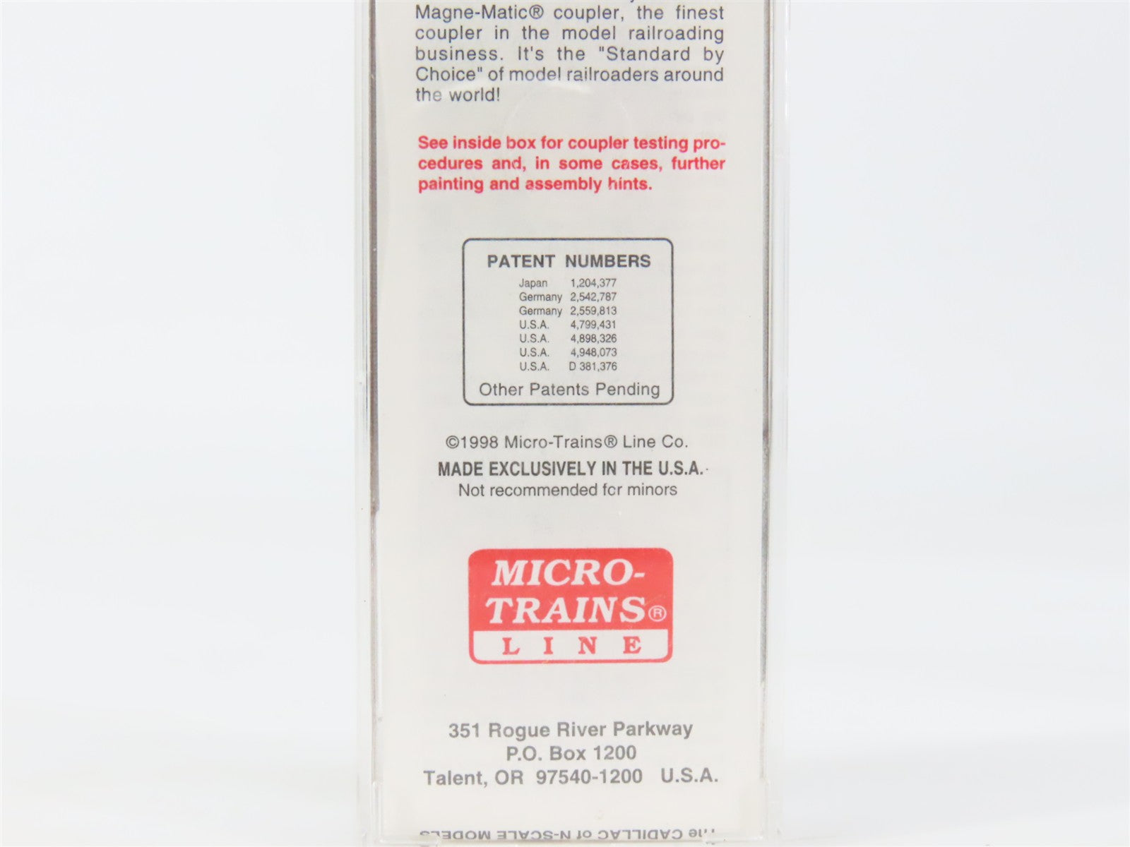 N Scale Micro-Trains MTL 31150 WAB Wabash 50' Box Car 21544 RTR