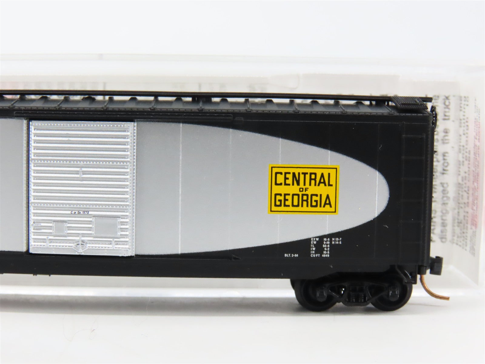 N Scale Micro-Trains MTL 31280 CG Central of Georgia 50' Box Car 1572 RTR