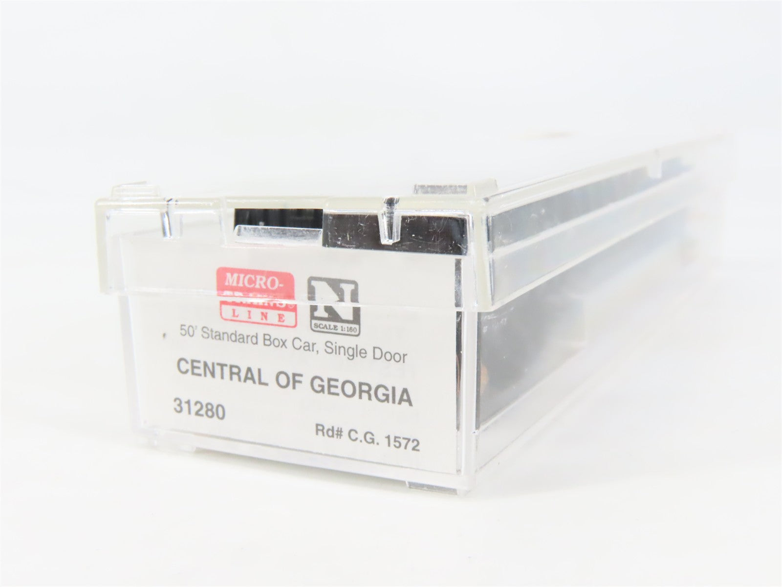 N Scale Micro-Trains MTL 31280 CG Central of Georgia 50' Box Car 1572 RTR