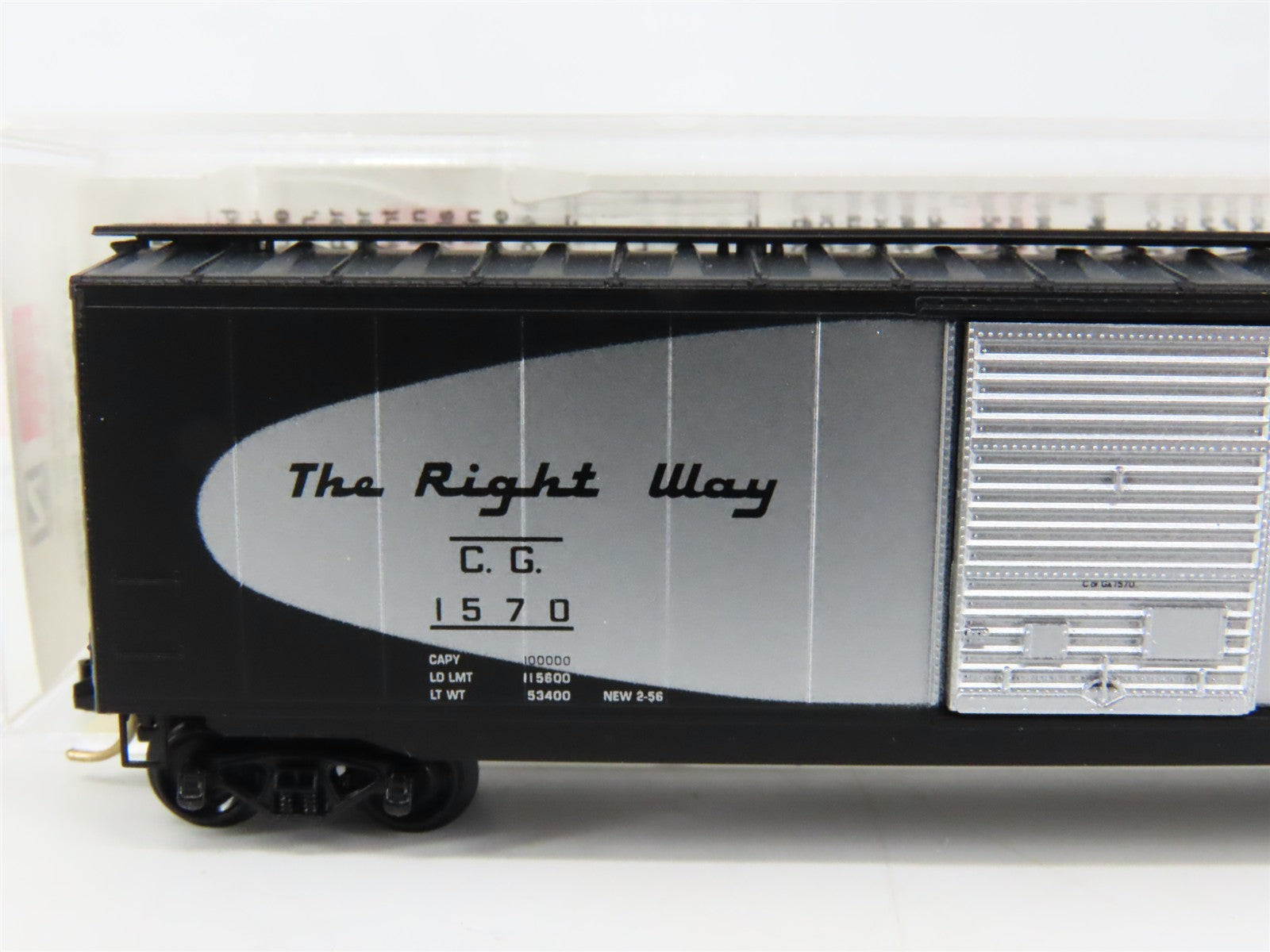 N Scale Micro-Trains MTL 31280 CG Central of Georgia 50' Box Car 1570 RTR