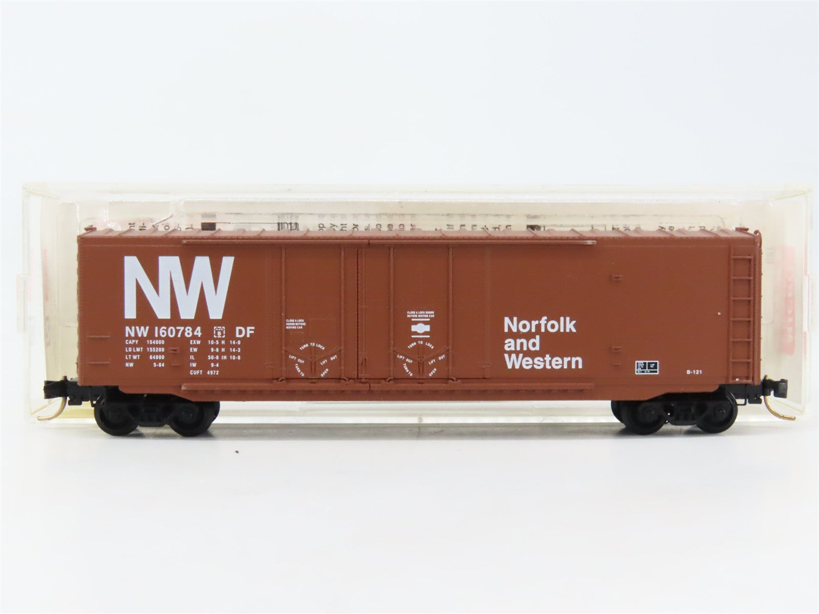 N Scale Micro-Trains MTL 75030 NW Norfolk & Western 50' Box Car 160784 RTR
