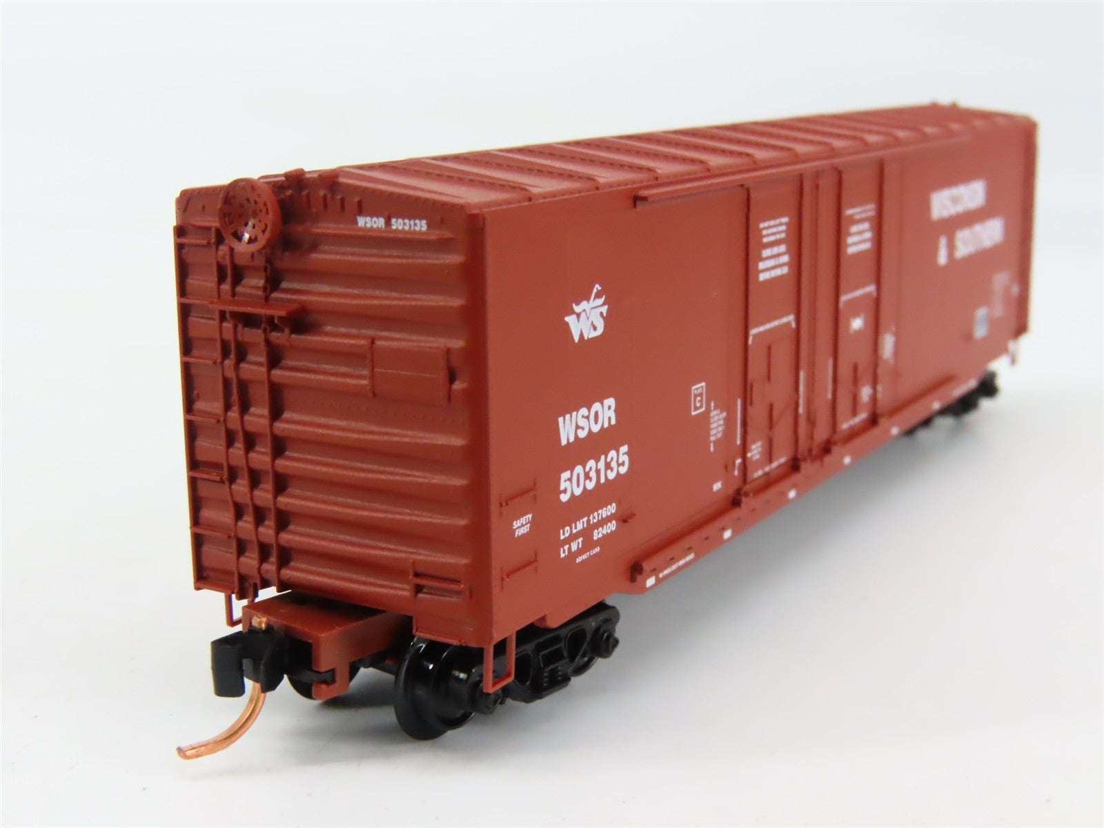 N Scale Micro-Trains MTL 75070 WSOR Wisconsin & Southern 50' Box Car 503135 RTR
