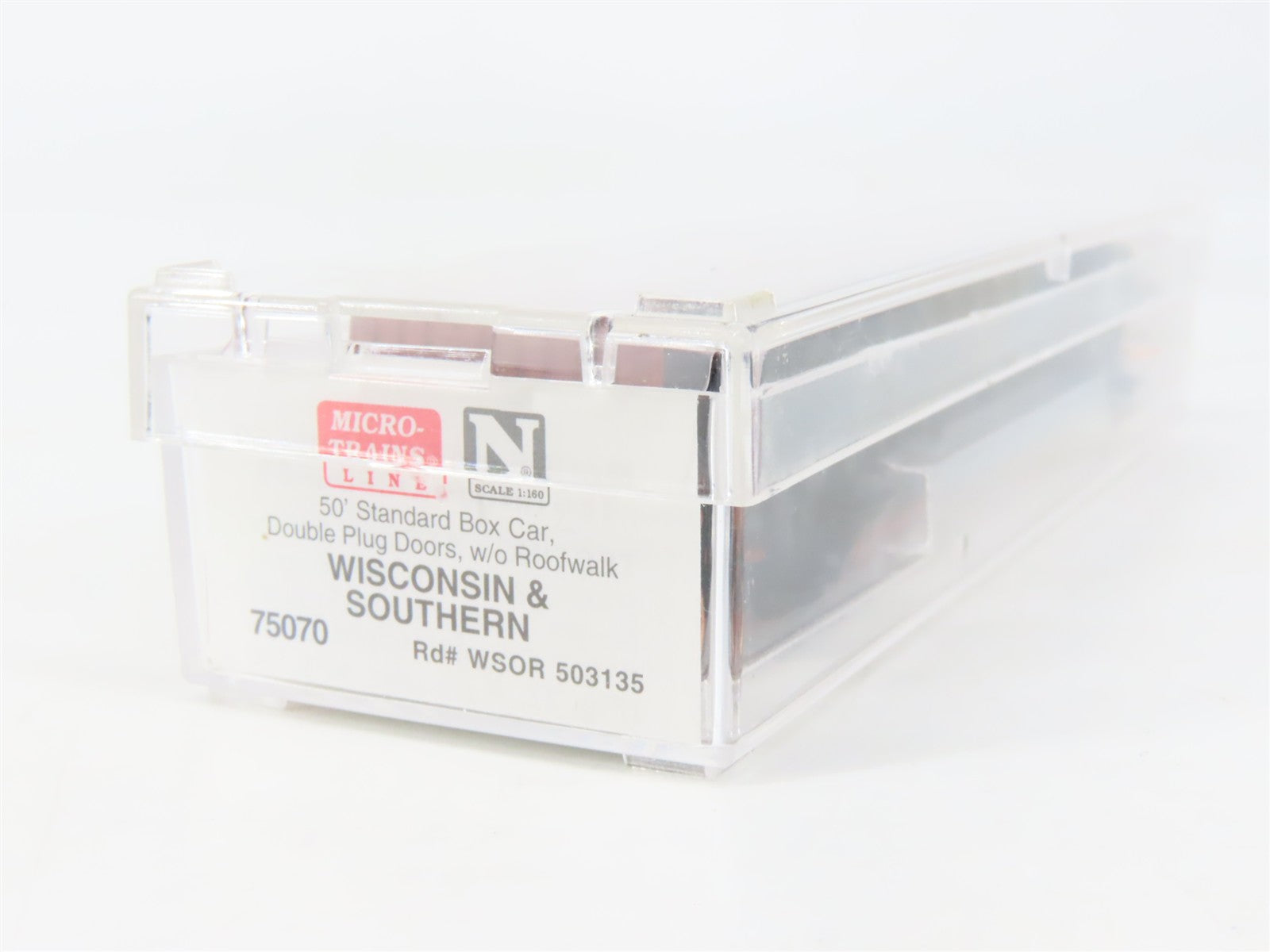 N Scale Micro-Trains MTL 75070 WSOR Wisconsin & Southern 50' Box Car 503135 RTR