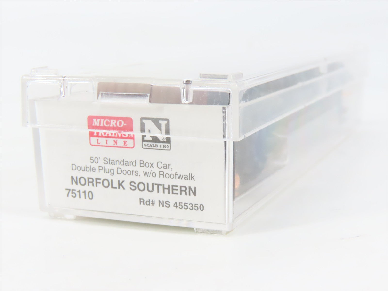 N Scale Micro-Trains MTL 75110 Norfolk Southern 50' Double Plug Door Box Car RTR