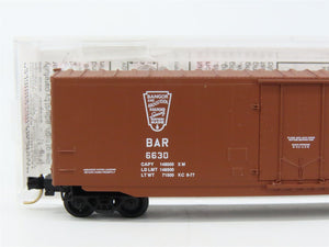 N Scale Micro-Trains MTL 34150 BAR Bangor & Aroostook 50' Box Car 6630 RTR