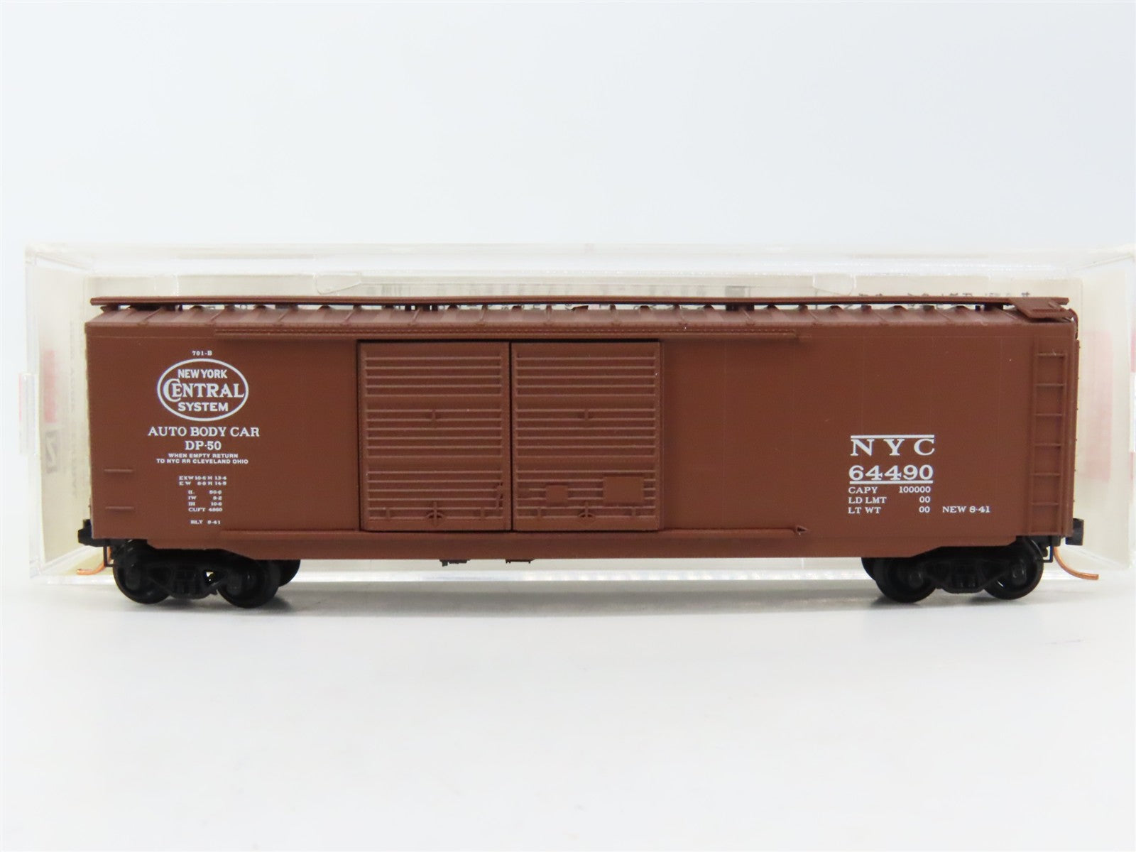 N Scale Micro-Trains MTL 34200 NYC New York Central Box Car 64490 RTR